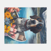 Couverture Polaire Bleu Coonhound sur une pagaie : une aventure Pitto (Devant (Horizontal))