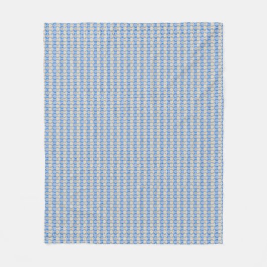 Couverture Polaire Bleu courant Tan de Candystripe (Devant)