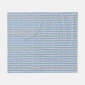 Couverture Polaire Bleu courant Tan de Candystripe (Devant (Horizontal))