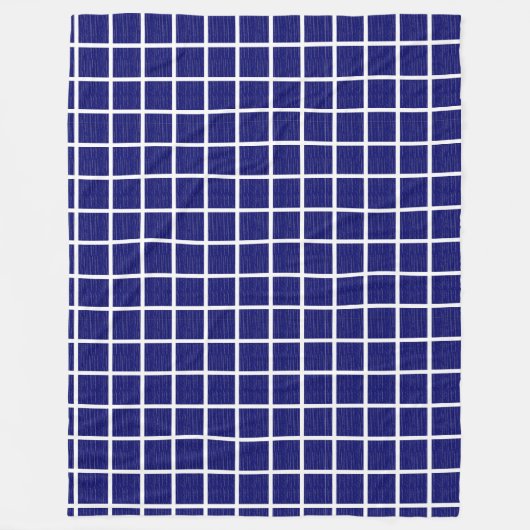 Couverture Polaire Bleu de la marine (Devant)