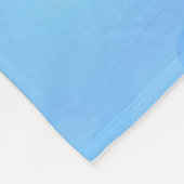 Couverture Polaire Bleu de la vie marine tropicale (Coin)