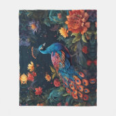 Couverture Polaire Bleu élégant et gamme Peacock Star Jardin plein (Devant)