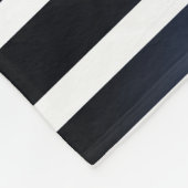 Couverture Polaire Bleu et Ancre or Nautique (Coin)