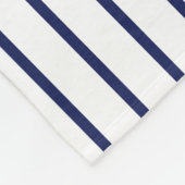 Couverture Polaire Bleu et blanc (Coin)