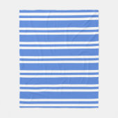 Couverture Polaire Bleu et blanc (Devant)