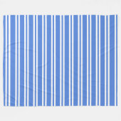 Couverture Polaire Bleu et blanc (Devant (Horizontal))