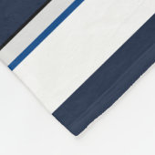 Couverture Polaire Bleu et blanc (Coin)