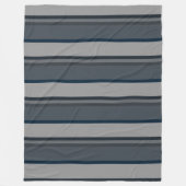 Couverture Polaire Bleu et gris (Devant)