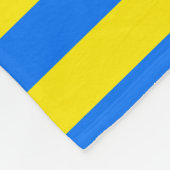 Couverture Polaire Bleu et jaune (Coin)
