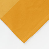Couverture Polaire Bleu et jaune rétro style océan ondulé (Coin)