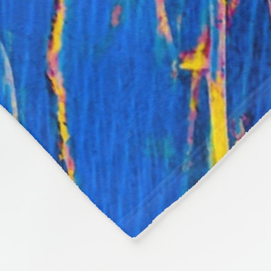 Couverture Polaire Bleu et or (Coin)