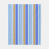 Couverture Polaire Bleu et orange (Devant)