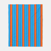 Couverture Polaire Bleu et orange (Devant)