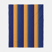 Couverture Polaire Bleu et orange (Devant)