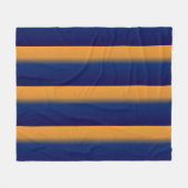 Couverture Polaire Bleu et orange (Devant (Horizontal))