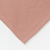 Couverture Polaire Bleu et rose style rétro vagues design (Coin)