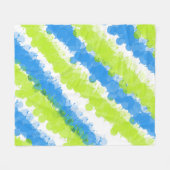 Couverture Polaire Bleu et vert brillant (Devant (Horizontal))