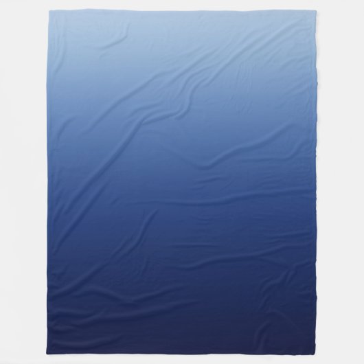 Couverture Polaire Bleu Foncé (Devant)