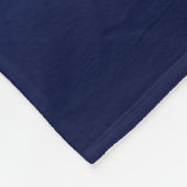 Couverture Polaire Bleu Foncé (Coin)