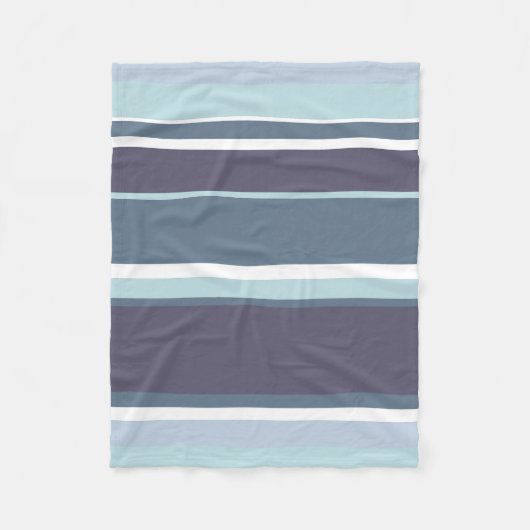 Couverture Polaire Bleu-gris (Devant)