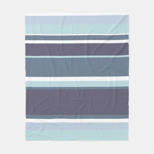 Couverture Polaire Bleu-gris (Devant)