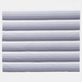 Couverture Polaire Bleu gris rayures (Devant (Horizontal))