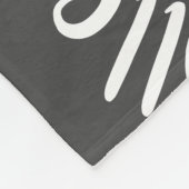 Couverture Polaire Bleu gris terrain de volley son endroit heureux (Coin)