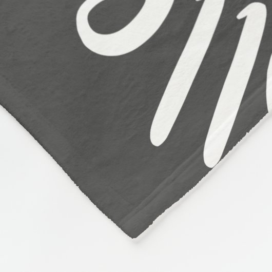 Couverture Polaire Bleu gris terrain de volley son endroit heureux (Coin)