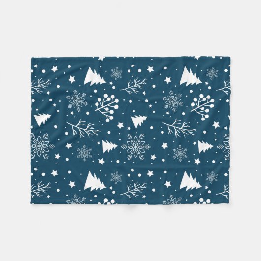 Couverture Polaire Bleu hivernal (Devant (Horizontal))