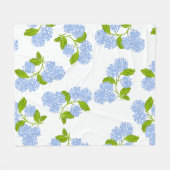 Couverture polaire bleu Hydrangea (Devant (Horizontal))