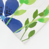 Couverture Polaire Bleu Infini Oubliez Moi Pas Fleurs (Coin)