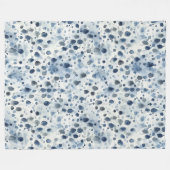 Couverture Polaire Bleu jour de pluie (Devant (Horizontal))