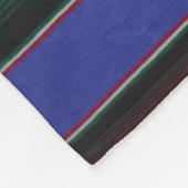 Couverture Polaire Bleu lumineux de Serape d'ouatine d'impression (Coin)