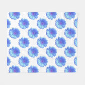 Couverture Polaire Bleu marguerite (Devant (Horizontal))