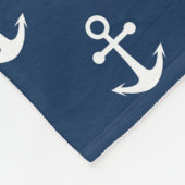 Couverture Polaire Bleu marin (Coin)