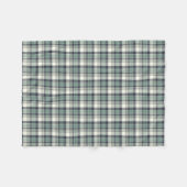 Couverture Polaire Bleu marine et plaid vert de Seafoam (Devant (Horizontal))