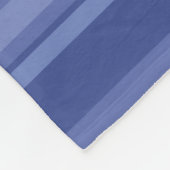 Couverture Polaire Bleu moderne bande pourpre (Coin)