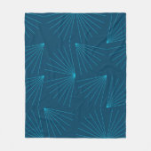 Couverture Polaire Bleu, moderne, simple concept de célébration de la (Devant)