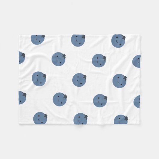 Couverture Polaire Bleu mou (Devant (Horizontal))