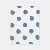 Couverture Polaire Bleu mou (Devant)