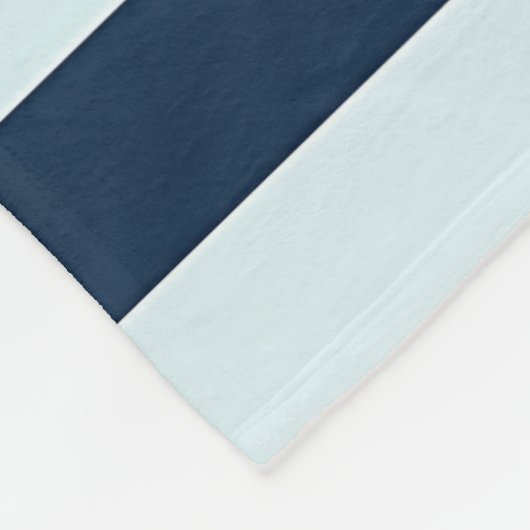 Couverture Polaire Bleu, orange et blanc (Coin)