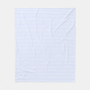 Couverture Polaire Bleu pâle Ciel bleu et blanc