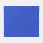Couverture Polaire Bleu persan solide (Devant (Horizontal))
