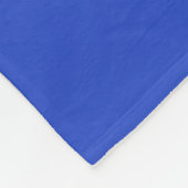 Couverture Polaire Bleu persan solide (Coin)