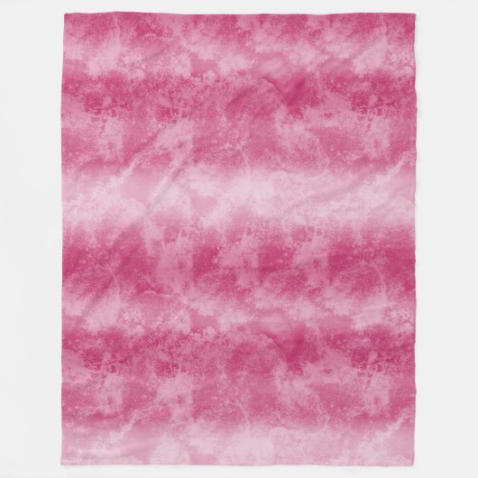 Couverture Polaire Bleu Pink Ombre (Devant)