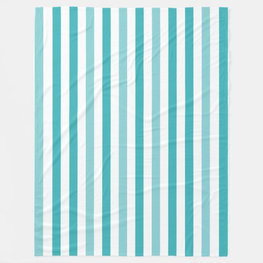 Couverture Polaire Bleu Plage Bleu Turquoise (Devant)