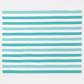 Couverture Polaire Bleu Plage Bleu Turquoise (Devant (Horizontal))