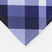 Couverture Polaire Bleu plaid de la marine tendance Imprimez Grosse c (Coin)