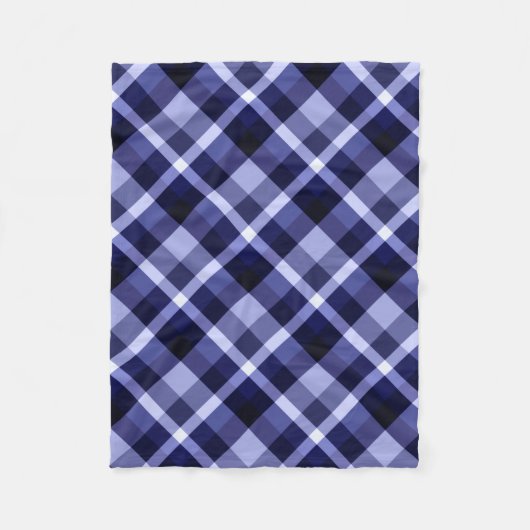 Couverture Polaire Bleu plaid de la marine tendance Imprimez une peti (Devant)