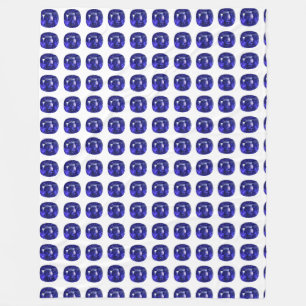 Couverture Polaire Bleu profond